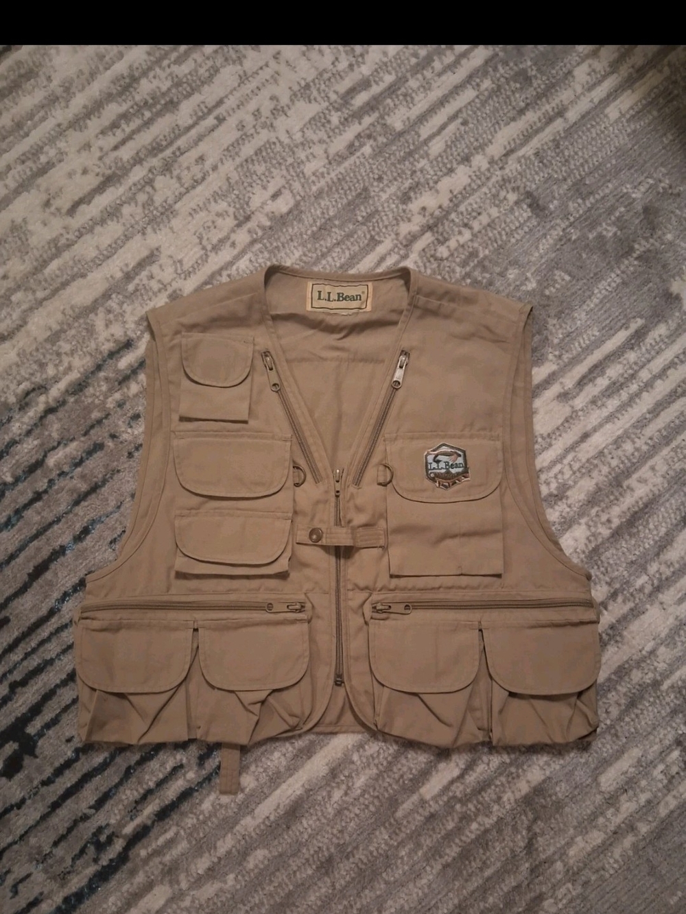 Vintage LL Bean Fly Fishing Vest Mens XS